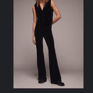 Zara Flared Velvet Leggings